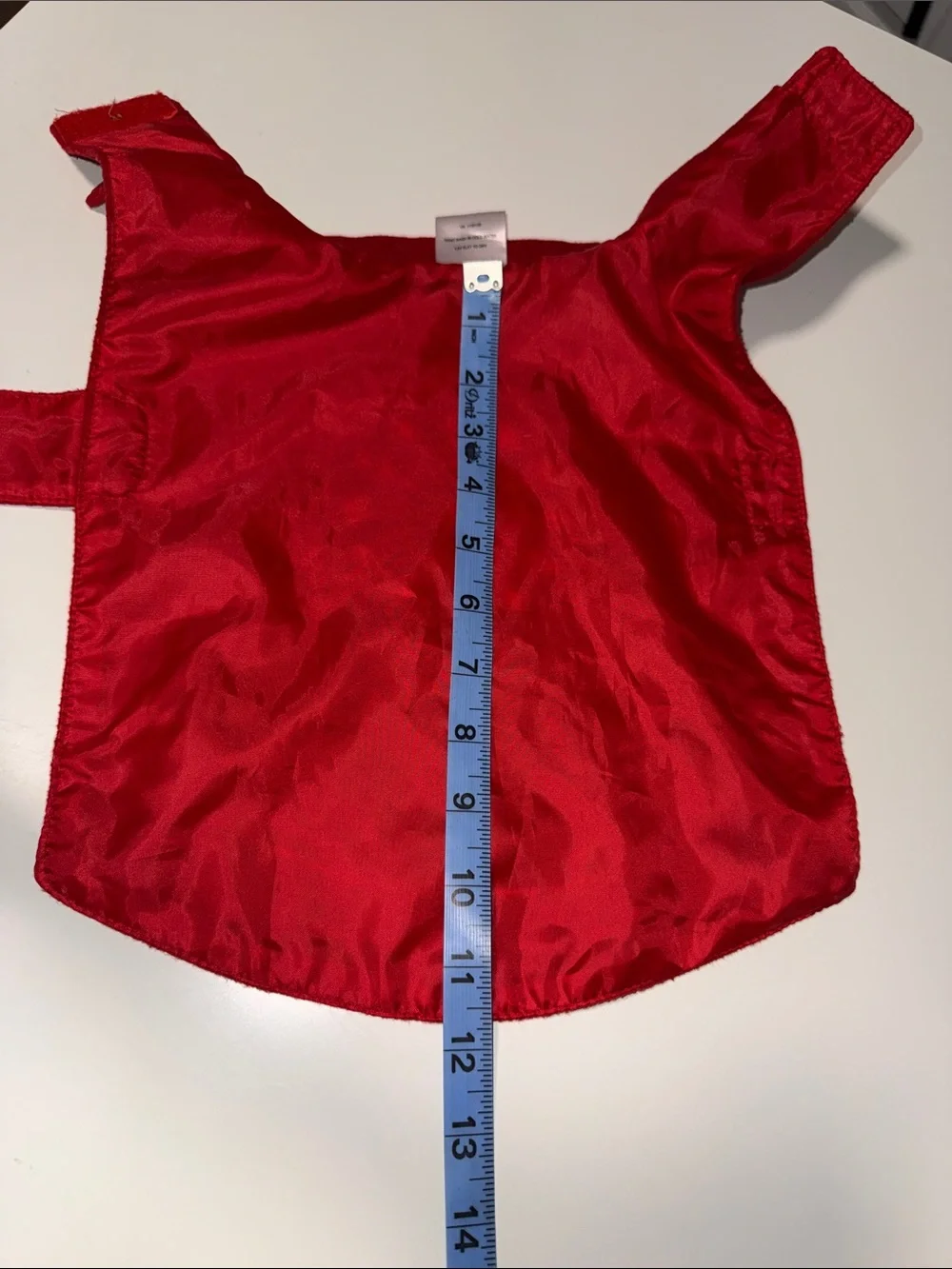 Festive Red Dog Sweater with Gold Snowflake Embroidery
